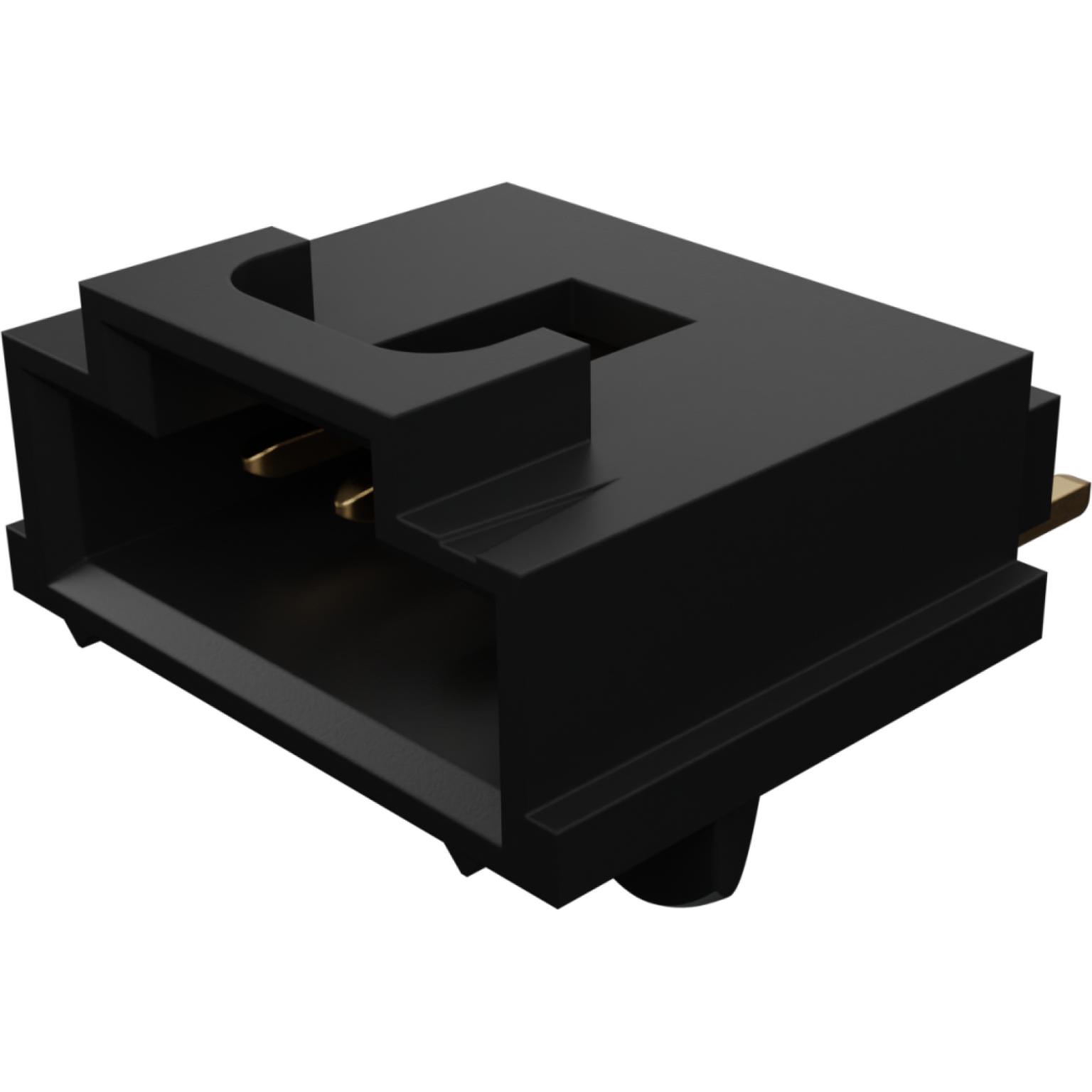 Molex-15-91-7040 连接器插头及 PCB 插座 Conn Shrouded Header (4 Sides) HDR 4 POS 2.54mm Solder RA SMD SL T/R