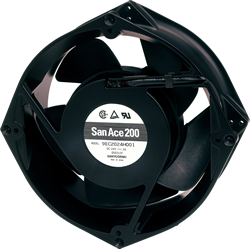 SANYO DENKI-9EC2024H001 Gebläse und Lüfter DC Fan Axial Ball Bearing 24V 20.4V to 26.4V 388CFM 60dB 220 X 70mm Sensor