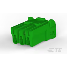 TE Connectivity-1565082-5 Gaine de câblage de raccordement discret Conn Housing PL 3 POS 3.5mm Crimp ST Cable Mount Green Bag