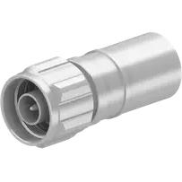 HUBER+SUHNER-11_N-50-12-20/033_-E Connector RF Conn Type N 0Hz to 11GHz 50Ohm Crimp ST Cable Mount M Silver Single