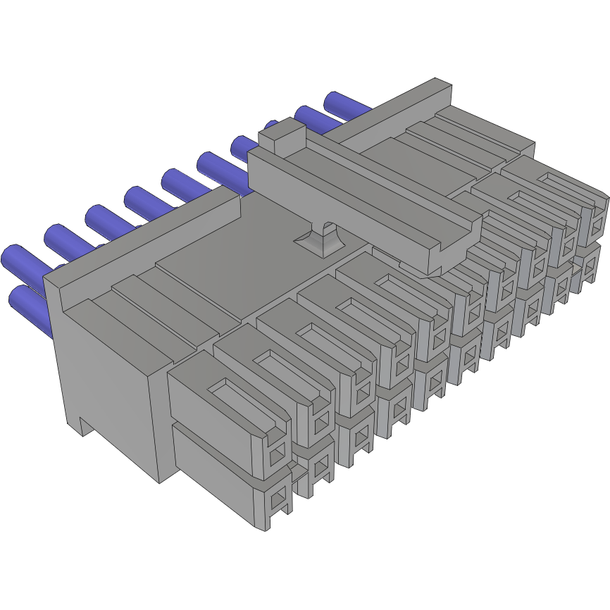 Samtec-MMSD-10-20-L-30.00-S-K Cable Assembly AC Power Cable Assembly 0.762m Power 20 POS SKT Crimp 20AWG