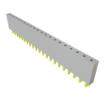 Conn Socket Strip SKT 21 POS 2.54mm Solder ST Top Entry Thru-Hole Bulk
