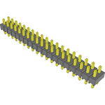 Conn Unshrouded Header HDR 38 POS 2.54mm Solder ST Top Entry Thru-Hole Bulk