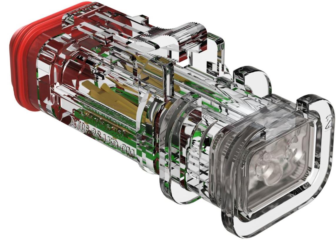 Amphenol-AT06-2S-LED12V01-OMC Einzeladersteckverbinder, Gehäuse Connector Housing PL