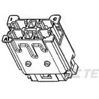 TE Connectivity-1544147-1 Carcaza de cables discretos de conector Conn Housing PL 6 POS Crimp ST Cable Mount Black Box