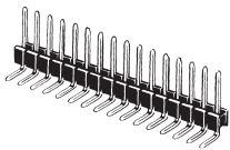 Omron-XG8V-2044 Steckverbinderleisten und Leiterplattenbuchsen Conn Unshrouded Header HDR 20 POS 2.54mm Solder RA Side Entry Thru-Hole