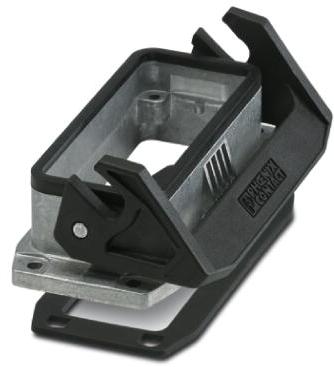 PHOENIX CONTACT-1411324 Backshells Panel Mounting Base 180° B16 Shell Size Die Cast Aluminum Single Lock HEAVYCON®