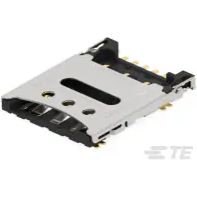 TE Connectivity-2452796-1 Connector Memory Card Nano SIM Card Connector, Hinge Type