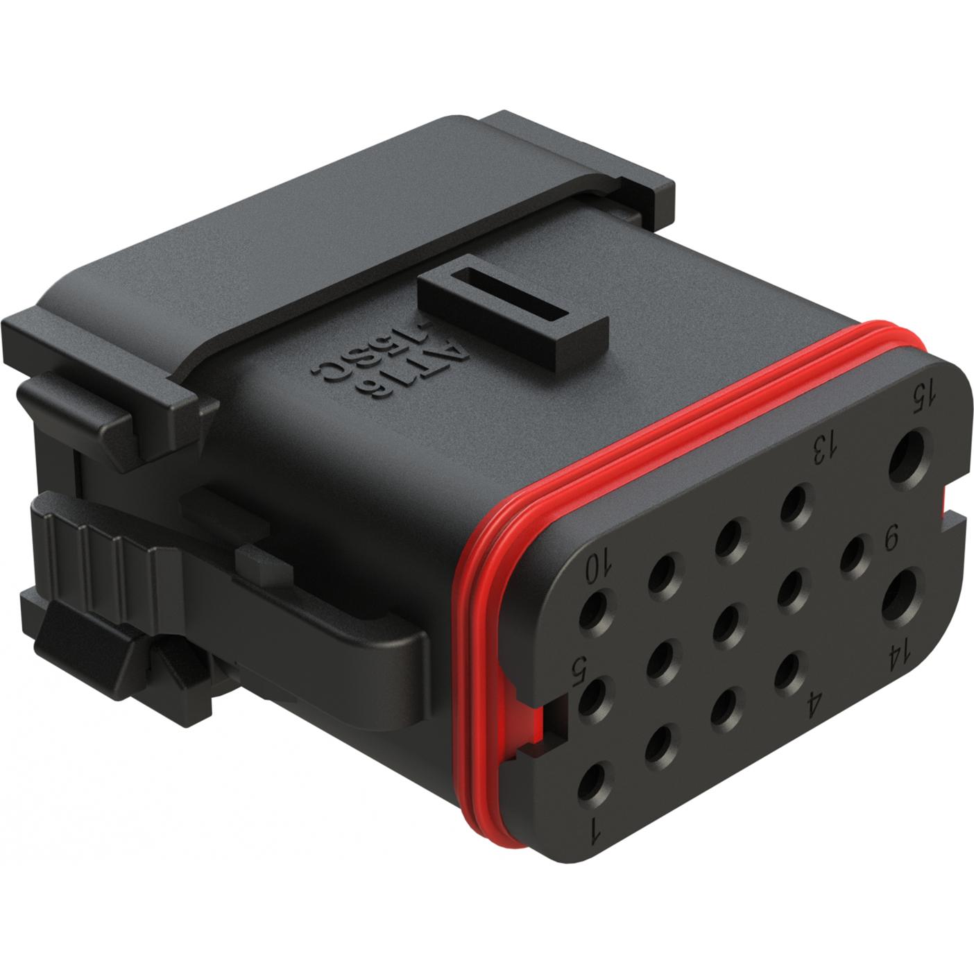 Amphenol-AT16-15SC-K003 Custodia filo connettore dedicato Conn Housing F 15 POS Crimp ST Cable Mount Black Box