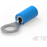 TE Connectivity-2-130094-1 Steckverbinderanschlüsse Ring Tongue Terminal 14-16AWG Copper Blue 21.94mm Tin T/R