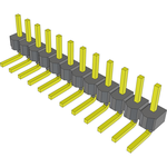 Conn Unshrouded Header HDR 12 POS 2.54mm Solder RA Side Entry Thru-Hole Bulk