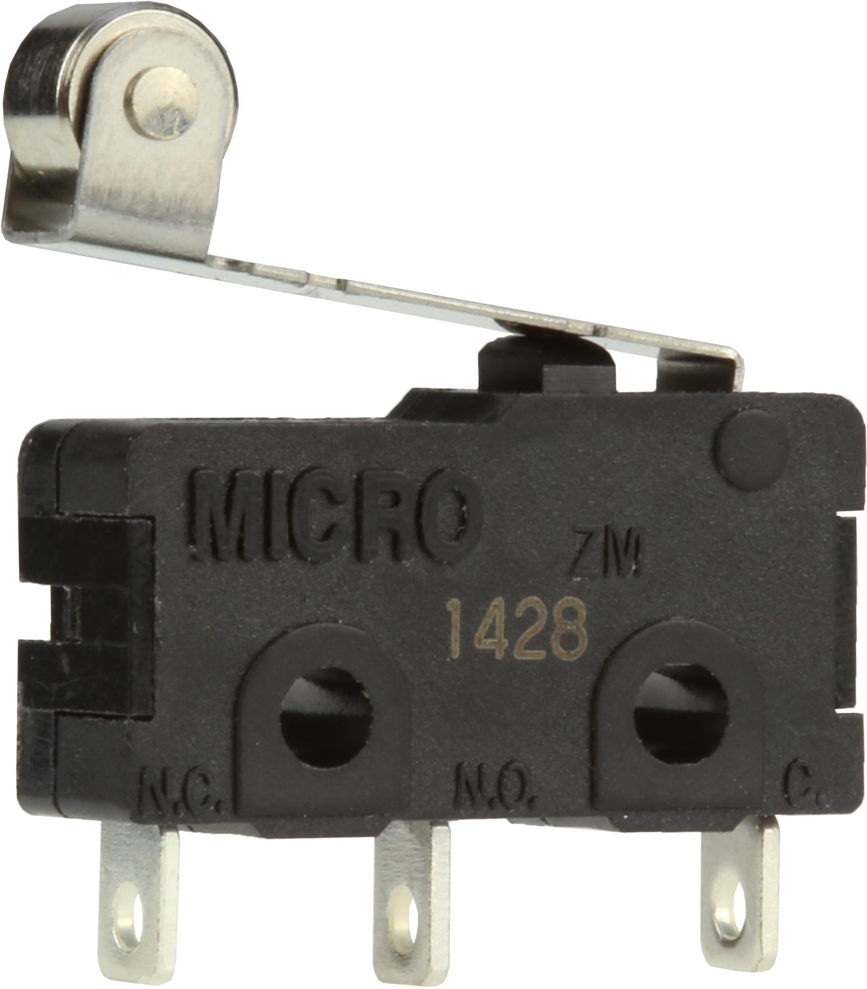 Honeywell-ZM50E10F01 Schnappschalter Switch Snap Action N.O./N.C. SPDT Roller Lever 5A 250VAC 30VDC 0.34N Screw Mount Solder