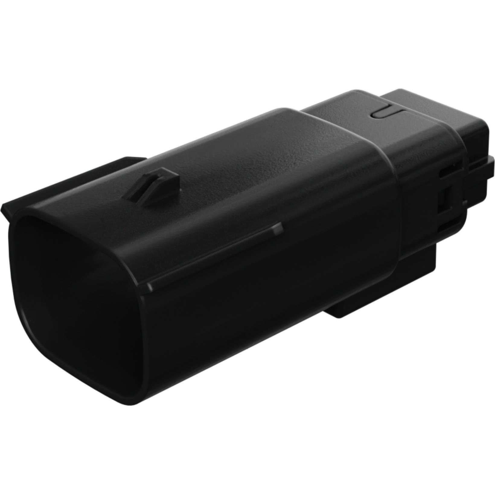 Molex-33482-4801 Einzeladersteckverbinder, Gehäuse Conn Housing M 8Power POS 3.5mm Crimp ST Cable Mount Black MX 150™ Bag