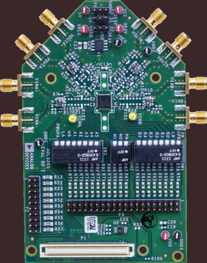 Analog Devices-ADL5205-EVALZ  ADL5205 RF Amplifier Evaluation Board