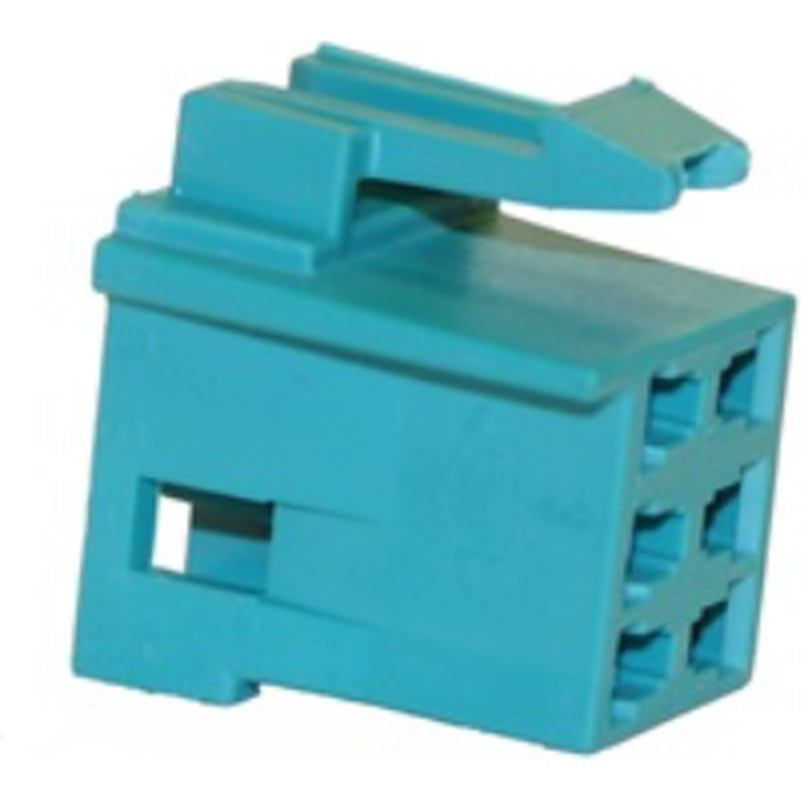 Delphi-12089527 Einzeladersteckverbinder, Gehäuse Conn Housing F 6 POS Crimp ST Cable Mount Green