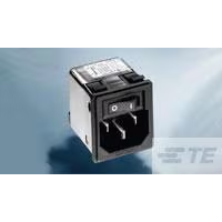 TE Connectivity-3CUFS1 Módulos de entrada de energía Power Entry Module EMI/RFI Filtered M 3 POS 250VACVAC 3A Switch ST 1 Port
