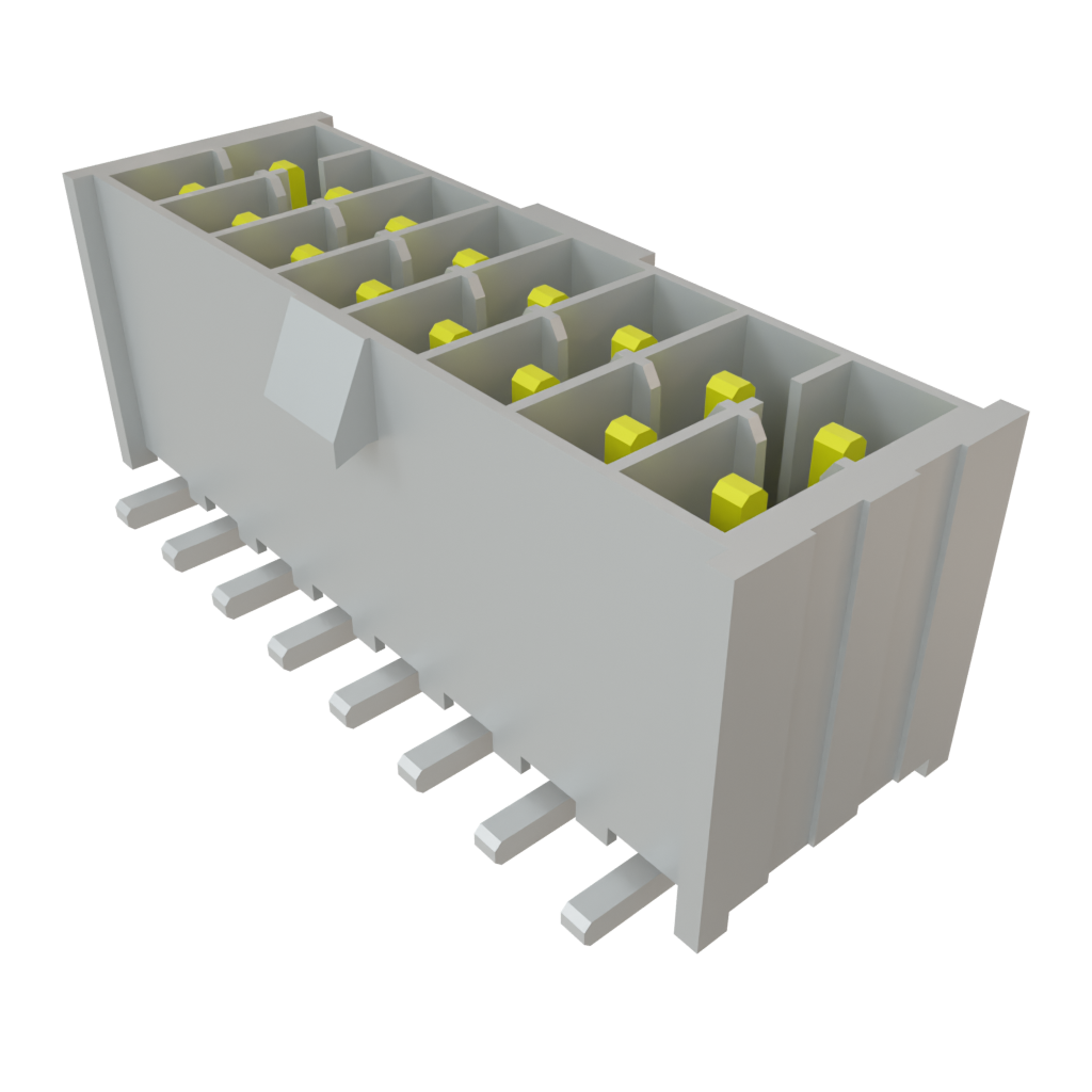 Samtec-IPL1-108-02-L-D-K Steckverbinderleisten und Leiterplattenbuchsen Conn Wire to Board HDR 16 POS 2.54mm Solder ST Top Entry SMD Mini Mate® Tube