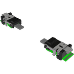 Low Profile Micro Flyover Assembly, Coaxial Cable