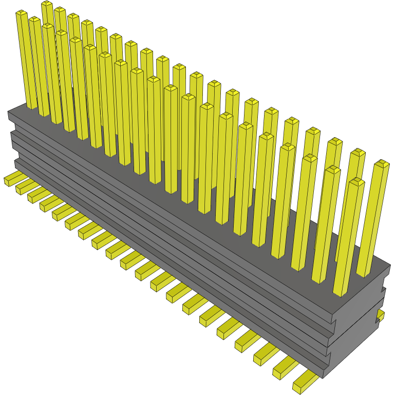 Samtec-AW-20-03-G-D-122-165 Steckverbinderleisten und Leiterplattenbuchsen Conn Board Stacker HDR 40 POS 0.8mm Solder ST SMD Tube