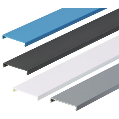 Panduit-C4IB6 Accesorios del cable Cable Accessories Duct Cover Polyvinyl Chloride Intrinsic Blue