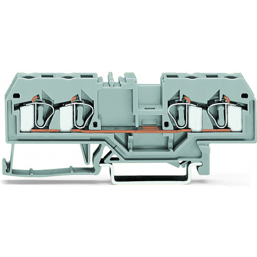 WAGO-281-668 Steckverbinder, Klemmenblöcke Conn Terminal Block 4 POS DIN Rail 26A Box