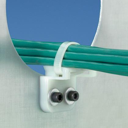 Panduit-RAMS-S3-M Accessori per cavi Cable Accessories Tie Mount Nylon 6/6 Natural Bulk