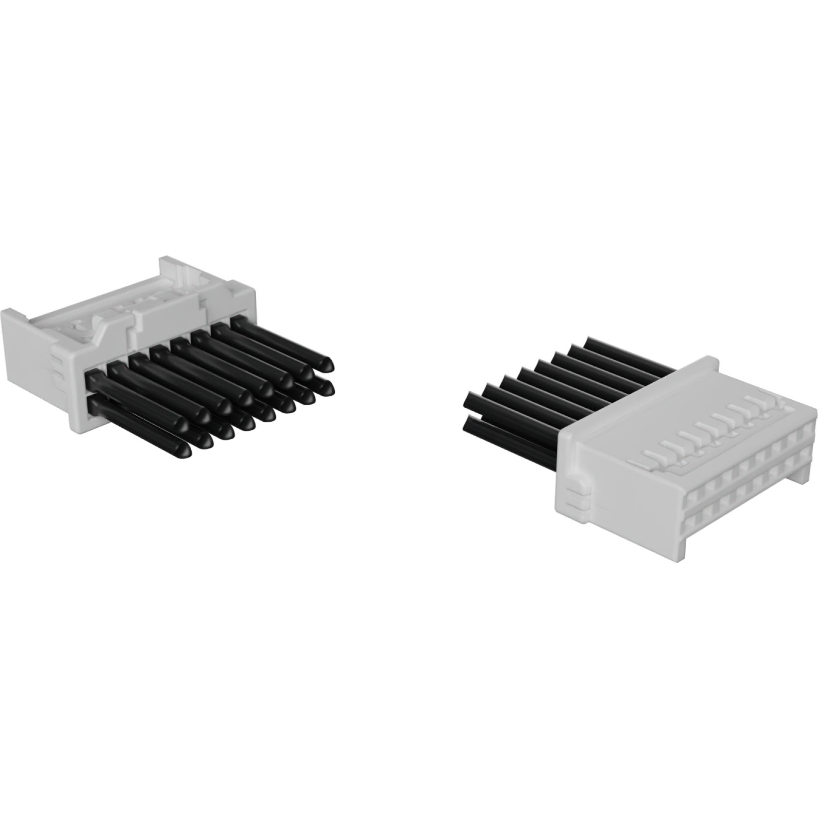 Molex-2219551163 Cable Assembly Other Cable Assembly UL 10002 0.3m 22AWG Wire to Board to Wire to Board 16 to 16 POS M-M Crimp-Crimp Bag
