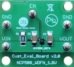onsemi-NCP508MT18TBGEVB Energiemanagement, Entwicklungsplatinen und -kits Power Management Development Board