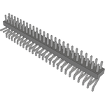 Conn Unshrouded Header HDR 50 POS 2mm Solder RA Side Entry SMD/Thru-Hole T/R