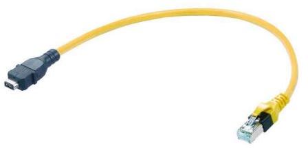 HARTING-33483147805020 Andere Kabelbaugruppen Cable Assembly Round Copper Cable 1.91m 26AWG IX Industrial Type A to RJ-45 8 to 8 POS M-M IDT-IDT