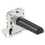 ALPS ALPINE CO., LTD-RK12L1210C0R Widerstandstrimmern, Potenziometern und Regelwiderstande Res POT 10K Ohm 20% 1(Elec)/1(Mech)Turns 6mm (32.6 X 14 X 19.5mm) Snap-In Panel Mount