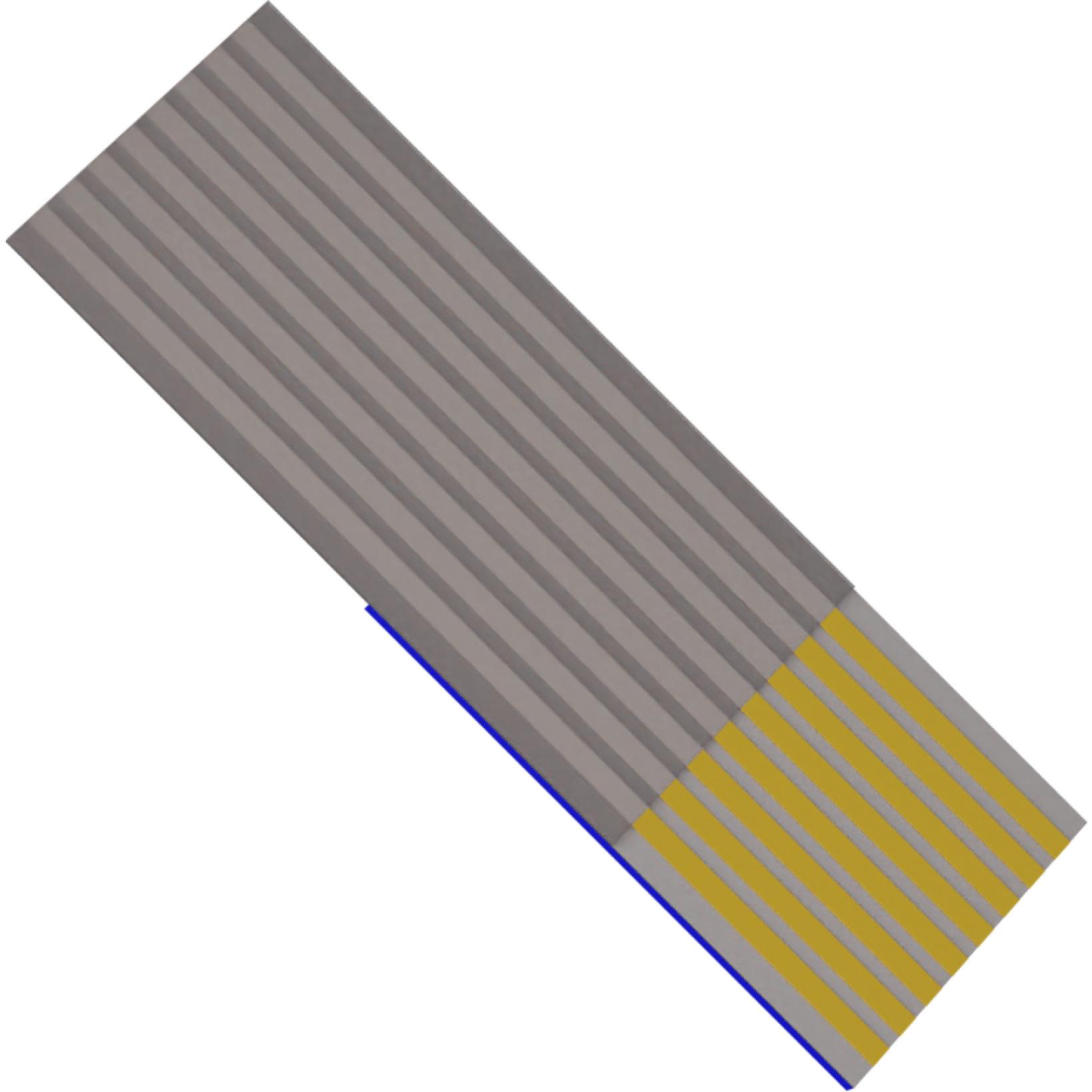 Molex-0151200077 Assemblaggio cavo a nastro piatto Cable Assembly 0.076m 38AWG 0.5mm 8 to 8 POS FFC Jumper to FFC Jumper M-M Premo-Flex FFC Jumper Bag