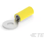 TE Connectivity-2-323762-1 连接器端子 PIDG Ring Tongue Terminal 10-12AWG Copper Yellow 30.18mm Tin Loose