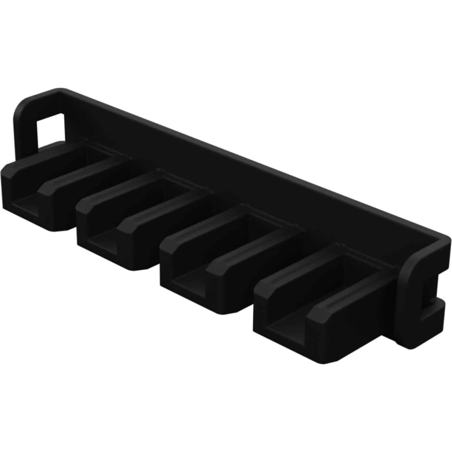 Molex-1510760014 连接器配件 Connector Accessories Clip Latch Straight Polybutylene Terephthalate Black EXTreme Guardian™ Bag