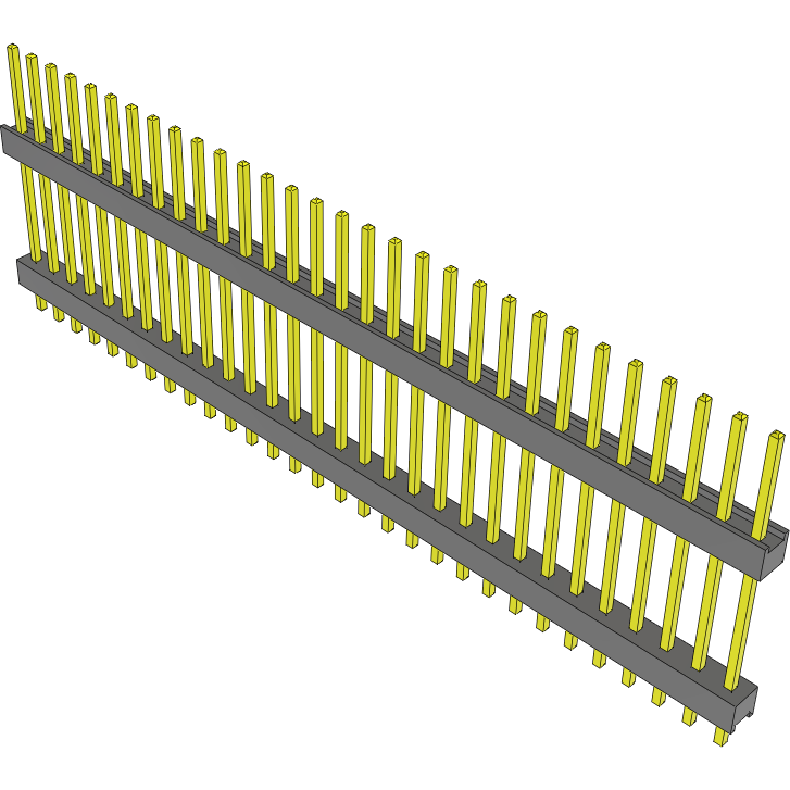 Samtec-DW-30-12-F-S-625 Piastre connettori e prese PCB Conn Board Stacker HDR 30 POS 2.54mm Solder ST Thru-Hole Bulk