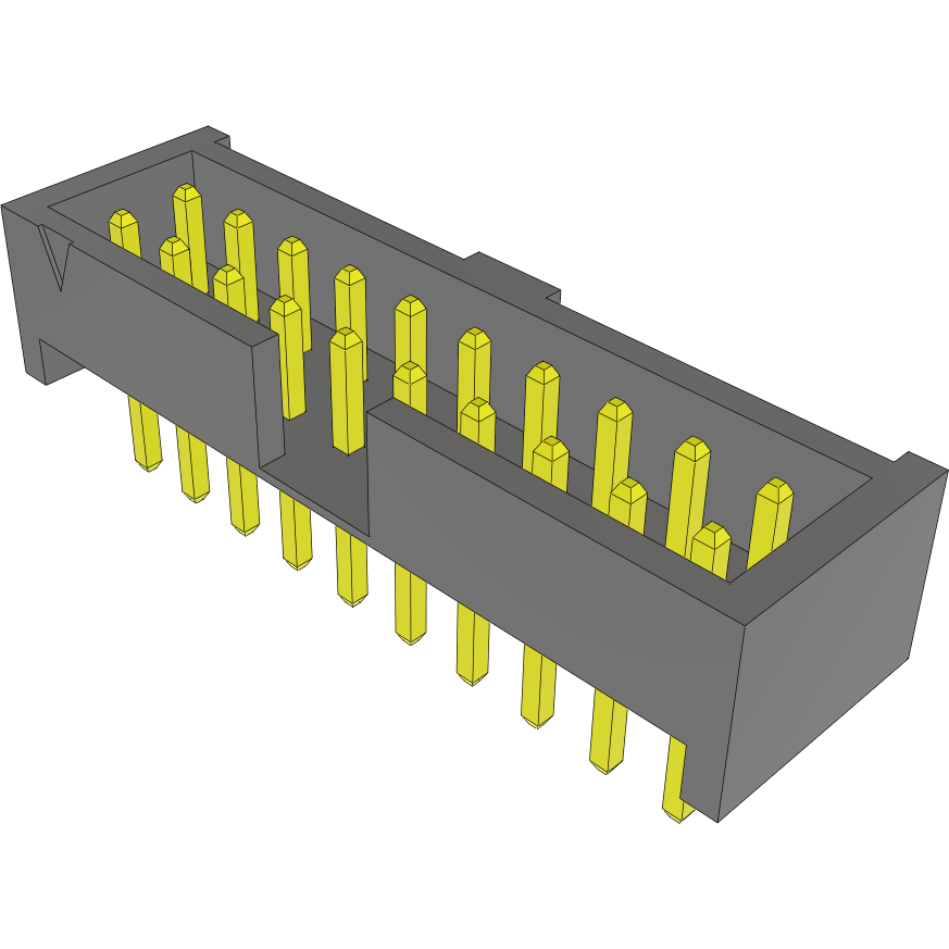 Samtec-LTMM-110-02-G-D Steckverbinderleisten und Leiterplattenbuchsen Conn Shrouded Header HDR 20 POS 2mm Solder ST Thru-Hole Tube