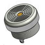 Audio Indicator Piezo 4VDC 28VDC 8mA 12VDC 90dBAdBA 3100Hz to 4100Hz Panel Mount Screw