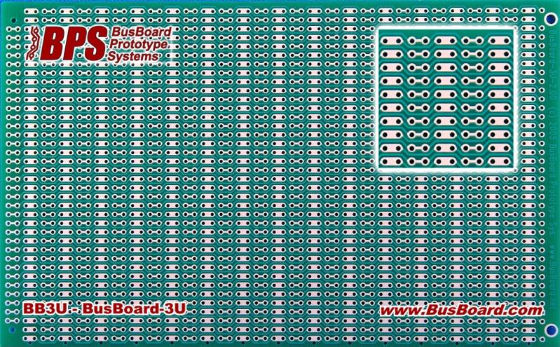 BusBoard Prototype Systems-BB3U null FR4 General Purpose PCB Board with Zig-Zag