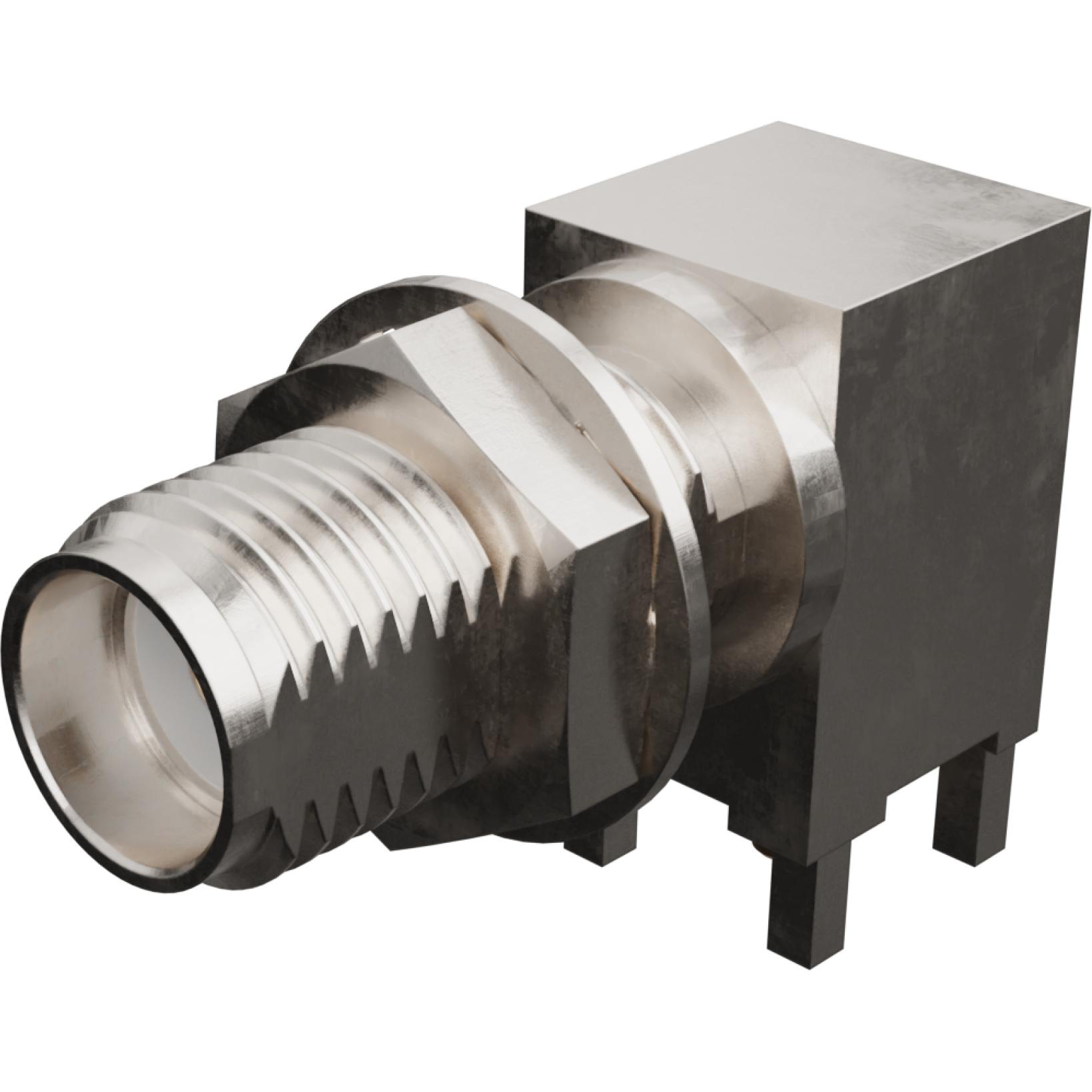 Molex-732512200 Conector RF Conn SMA 0Hz to 18GHz 50Ohm Solder RA Thru-Hole RCP Gold SMA Tray