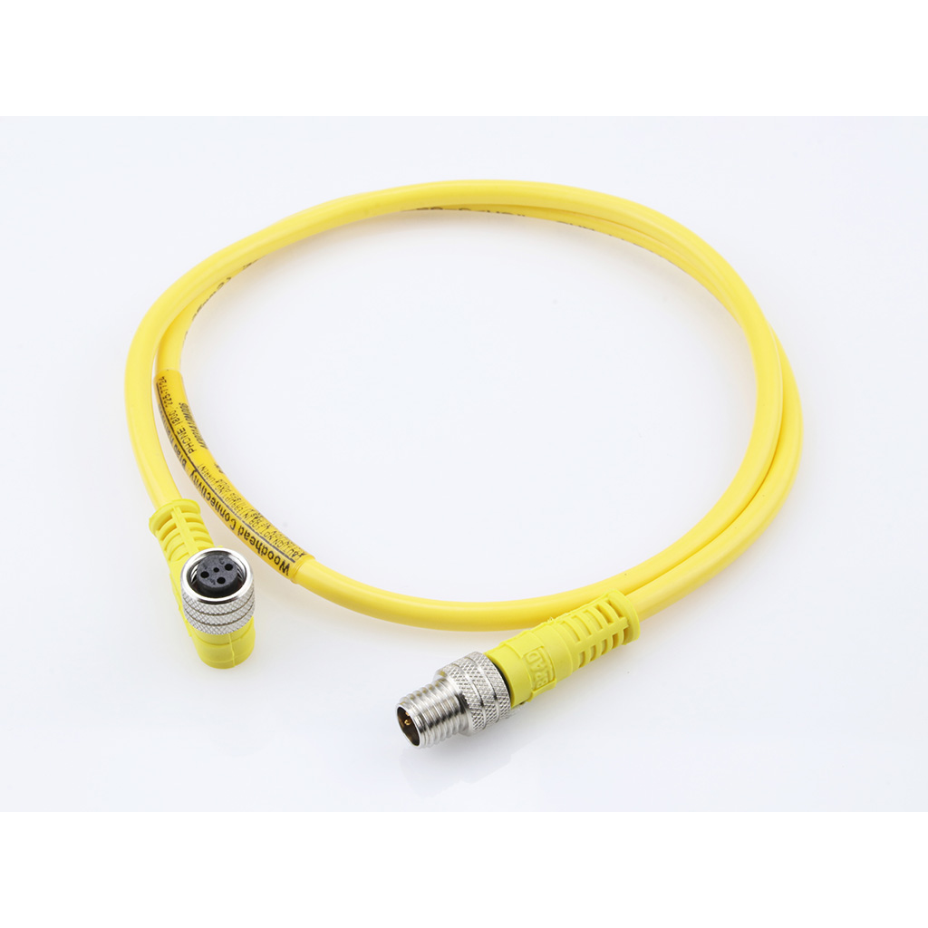 Molex-443031A10M050 null Cable Assembly Circular 5m 24AWG M8 Circular to M8 Circular 3 to 3 Right Angle to Straight