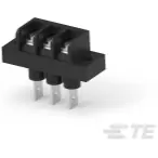 TE Connectivity-BC6-Q308-03 连接器接线板 Conn Barrier Strip 3 POS 9.53mm Faston ST Panel Mount 20A/Contact Package