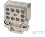 Deutsch Group-2313388-1 Steckverbinderzubehör Connector Accessories Plug-In Module Straight Aluminum Alloy/Stainless Steel Clear Chromate/Passivated VITA 66.5