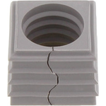 Sealing element, (cable entry system), TPE, Light Grey, Height 20.3 mm, Width 20.3 mm, Depth 17.7 mm