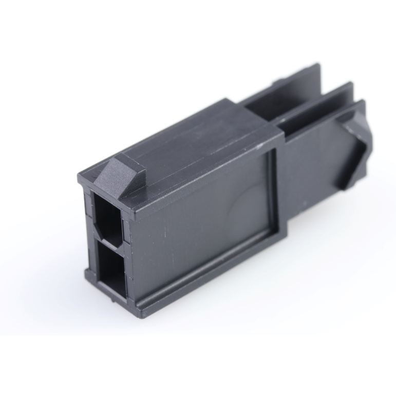 Molex-1727620102 Connector Discrete Wire Housing Conn Housing PL 2 POS 4.2mm Crimp ST Cable Mount Black Mini-Fit TPA2 Bag