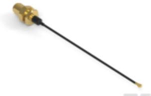 TE Connectivity-2016695-4 Kabelbaugruppen Koaxial Cable Assembly 1.13mm Cable 0.2m 32AWG RPSMA to UMCC PL-PL