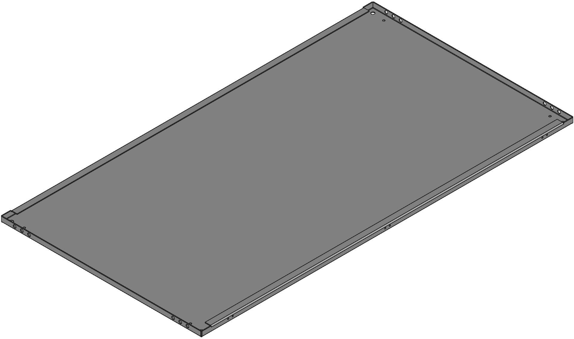 Hammond Manufacturing-HMEP148 null Swing Panel, Galvanized Steel