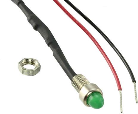 Visual Communications-L58D-G2-W Panel Mount Indicators Threaded Indicator Lights