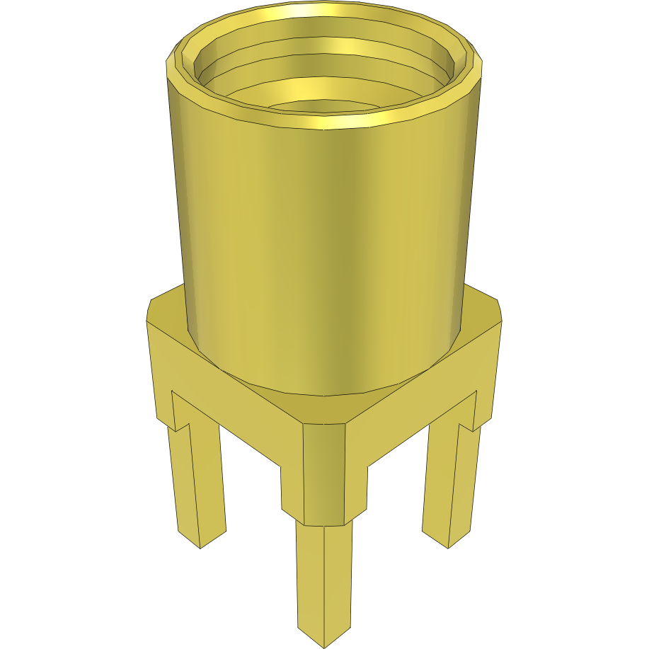 Samtec-MMCX-J-P-H-ST-MT1 射频连接器 Conn MMCX 0Hz to 6GHz 50Ohm Solder ST SMD F Gold Over Nickel Tray