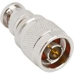 Conn Type N-BNC Adapter 0Hz to 4GHz 50Ohm ST PL/PL Gold