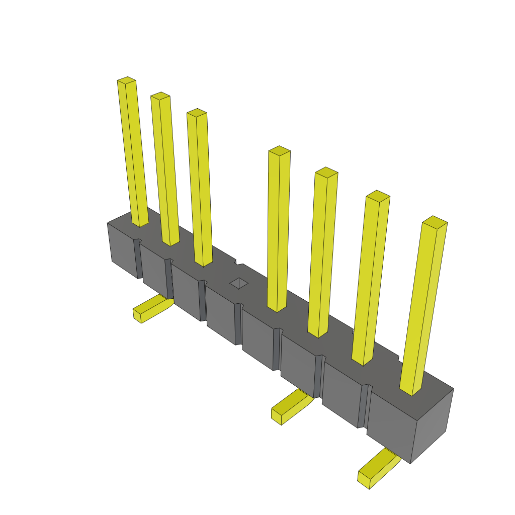Samtec-TSM-108-02-L-SV-005 Steckverbinderleisten und Leiterplattenbuchsen Conn Unshrouded Header HDR 8 POS 2.54mm Solder ST Top Entry SMD Tube